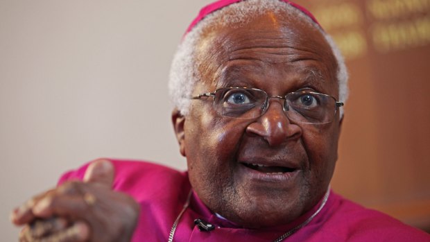 Nobel peace laureate Desmond Tutu.