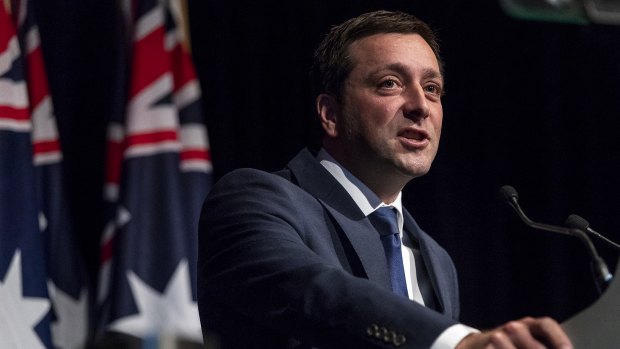 The opposition, led by Matthew Guy, has withdrawn its support for electoral funding reforms. 