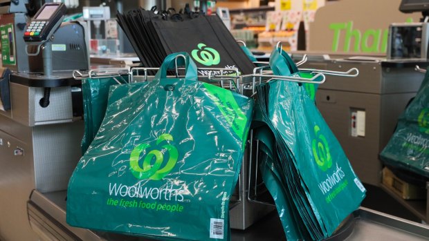 Logos are in this season. Woolworths is on trend.