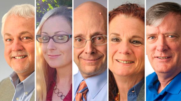 Staff members killed in Annapolis. Columnist Rob Hiaasen, sales assistant Rebecca Smith, editorial page editor Gerald Fischman, special publications editor Wendi Winters and writer John McNamara.