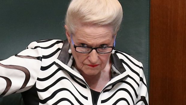 Speaker Bronwyn Bishop during question time on Wednesday.