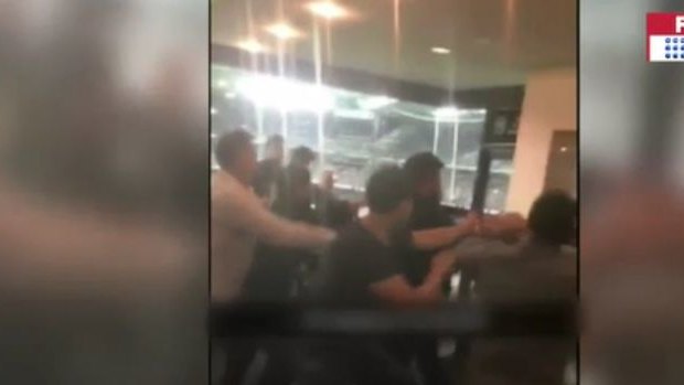 Insults over St Kilda’s 2010 grand final loss are believed to have fueled the brawl. 