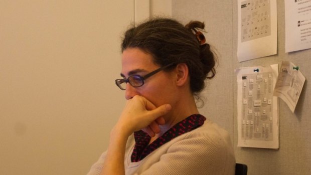 Sarah Koenig, the voice behind the Serial podcast.