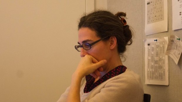 Sarah Koenig, the voice behind the Serial podcast.