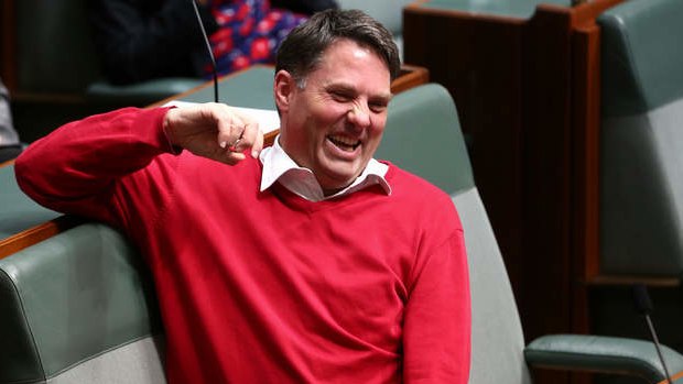 Shadow Immigration Minister Richard Marles during a division in the House of Representatives on the Minerals Resource Rent Tax Repeal. Photo: Alex Ellinghausen