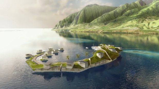 Concept image of French Polynesia project.