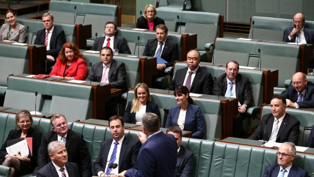 Treasurer Joe Hockey address the House of Representatives on Thursday.