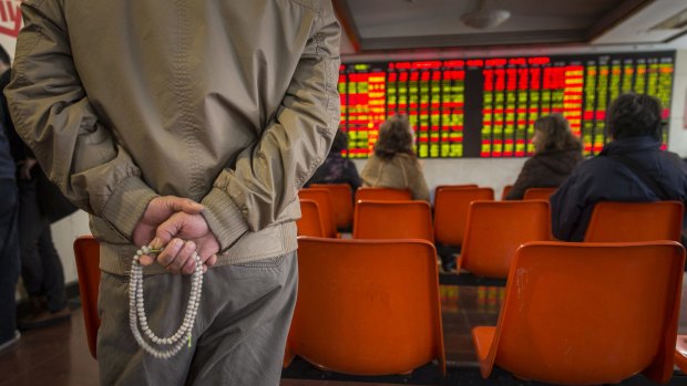 Chinese stocks are facing their biggest three-day loss in a month as bubble worries grow.