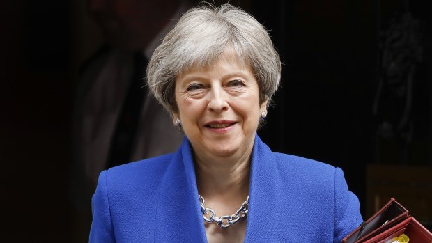 Soldiering on: Theresa May