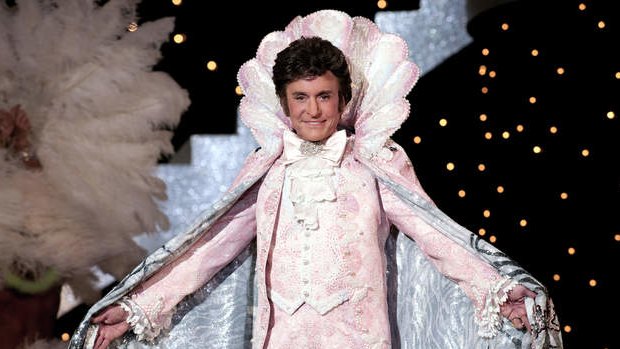 Michael Douglas as Liberace in a scene from <i>Behind the Candelabra</i>.