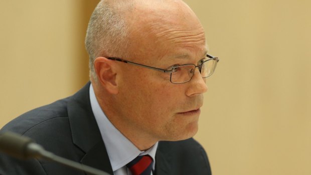 Alastair MacGibbon appears at the Economics References Committee public hearing into the 2016 census.