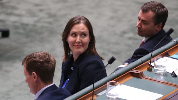 Small Business Minister Kelly O'Dwyer in question time on Monday.