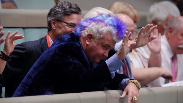 Mayor of the City Greater Geelong Cr Darryn Lyons during question time on Wednesday.