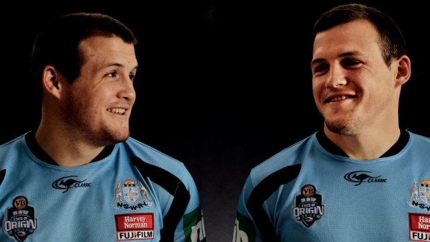 Feeling Blue: Josh and Brett Morris are set to be squeezed out of Canterbury due to salary cap dramas.