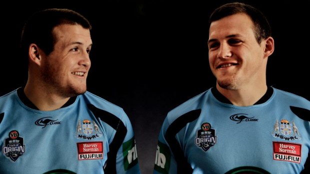 Feeling Blue: Josh and Brett Morris are set to be squeezed out of Canterbury due to salary cap dramas.