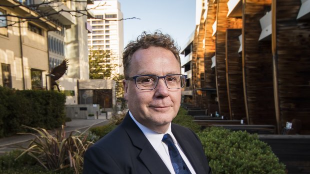 Prominent urbanist Greg Clark, who says Canberra needs to do a better job of selling itself. 