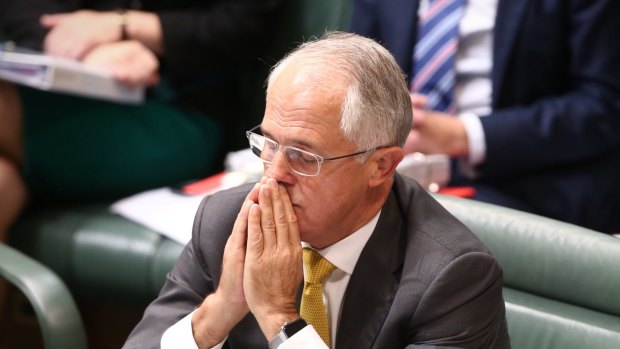 Prime Minister Malcolm Turnbull during question time on Monday.