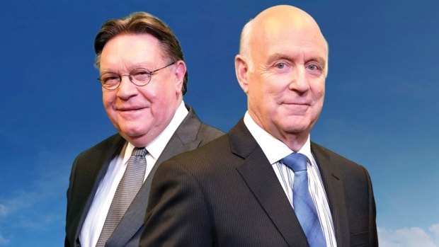 Bryan Dawe and John Clarke, one of television's most enduring comedic partnerships. 