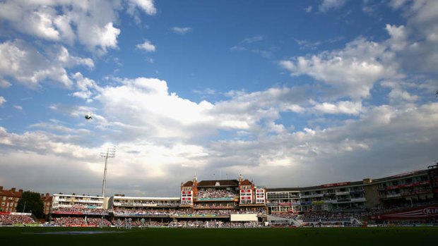 Improved weather arrived in the second half of day two of the fifth Ashes Test between England and Australia at The Oval.