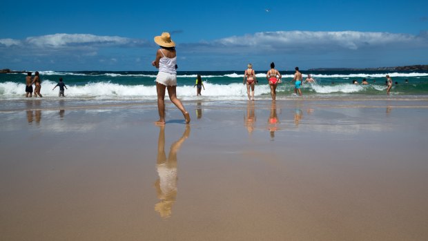 Temperatures in Sydney this April have been more typical of those in mid-summer.