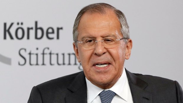 Russian Foreign Minister Sergey Lavrov 