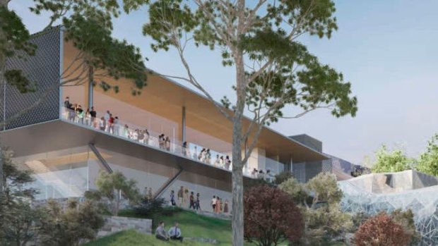 New design for Apple store in Melbourne's Federation Square. 
