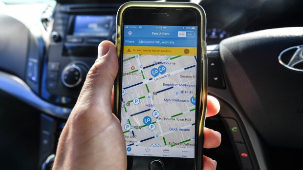 New apps such as UbiPark find and compare available car spots.