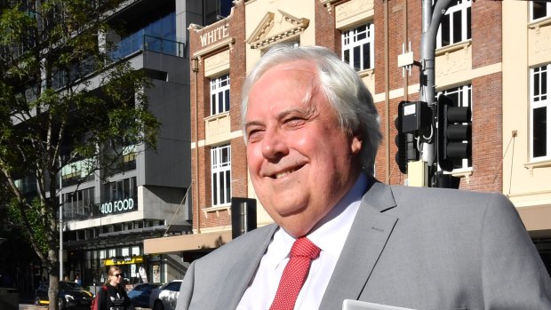 Clive Palmer is urging the federal government to find a "resolution" to court proceedings over the collapse of Queensland Nickel.