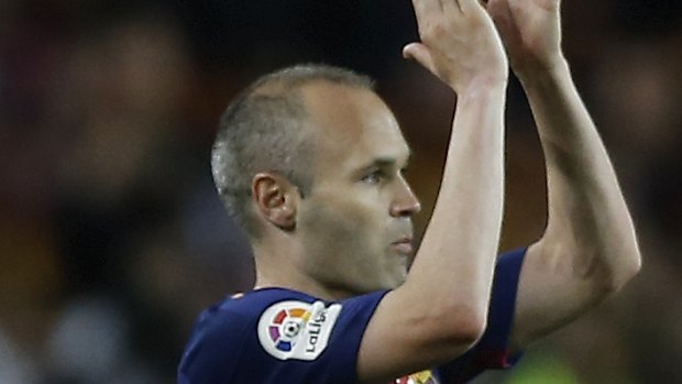 Football royalty: Andres Iniesta has been linked with a move to the A-League. 