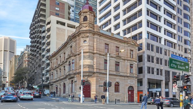 This heritage office block at 25 King Street, Sydney is on the market.