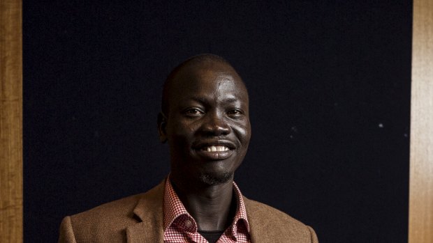 Wanding Paul Pouk , a South Sudanese refugee who trained as a psychiatric nurse in Australia. 