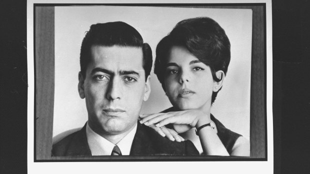 Vargas Llosa with his first wife, Patricia Llosa in 1967. They were married for 50 years.