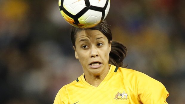 Star forward Sam Kerr scored with four minutes remaining.