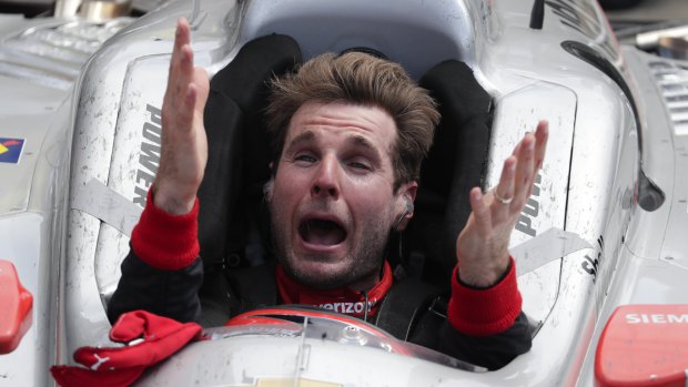 He's done it: Will Power wins the Indy500.