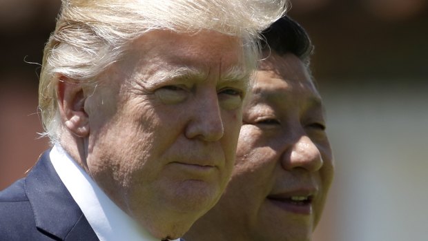 US President Donald Trump (left) and Chinese President Xi Jinping (right) are on the brink of a trade war.