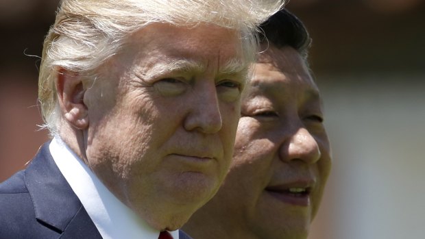 US President Donald Trump (left) and Chinese President Xi Jinping (right) are on the brink of a trade war.