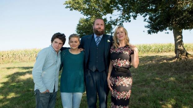 Luca Gelberg, Louane Emera, Francois Damiens and Karin Viard star in French hit film <i>The Belier Family</i>.