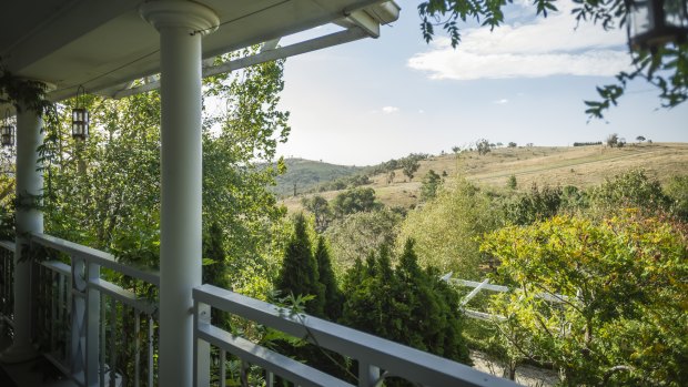 A picture from Mr Whitcombe favourite part of the house, the balcony from the master bedroom 