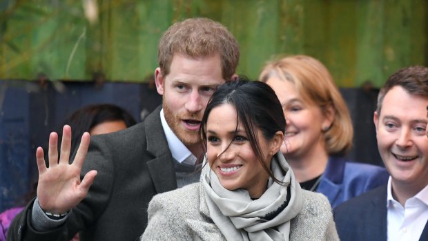 Prince Harry and Meghan Markle visit youth-orientated radio station, Reprezent FM, in Brixton, London.