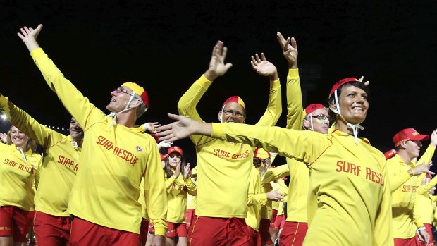 Surf Life Savers featured in the 2018 Commonwealth Games opening ceremony.
