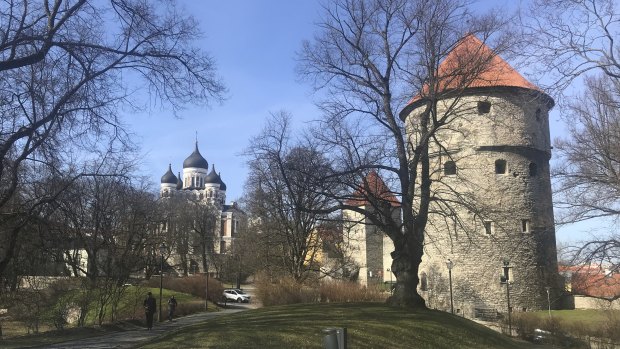 Nice - if a bit fresh - in northern spring, Tallinn, Estonia.