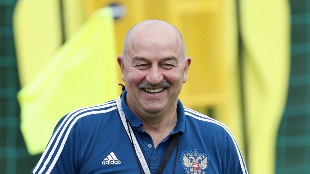 Russia head coach Stanislav Cherchesov.