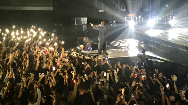 Kendrick Lamar at Rod Laver Arena.