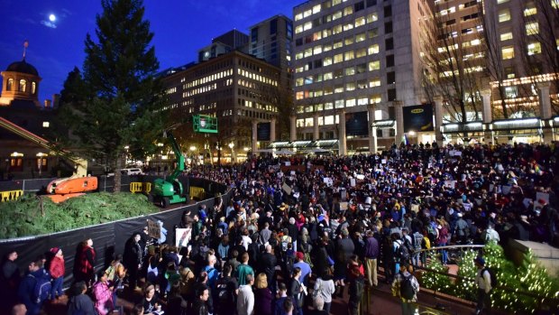 Pioneer Courthouse Square, Portland.