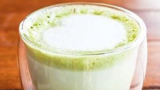 A green tea latte...