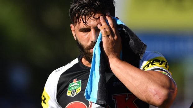 Sidelined: Josh Mansour may miss the rest of the season.