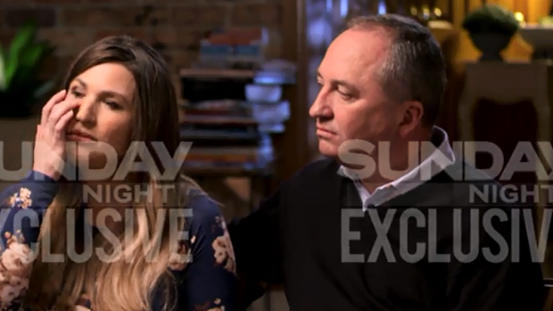 Vikki Campion and Barnaby Joyce have given an exclusive interview to Channel Seven's Sunday Night program.