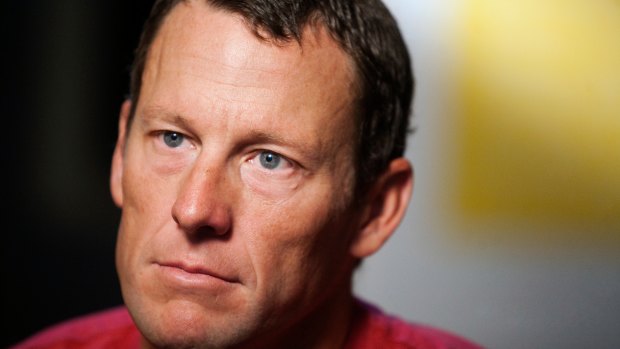Lance Armstrong pauses during an interview in Austin, Texas in 2011.
