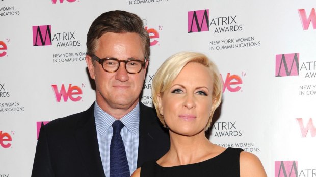 MSNBC host Joe Scarborough, pictured with co-host Mika Brzezinski, left the Republican party and now labels himself an independent.