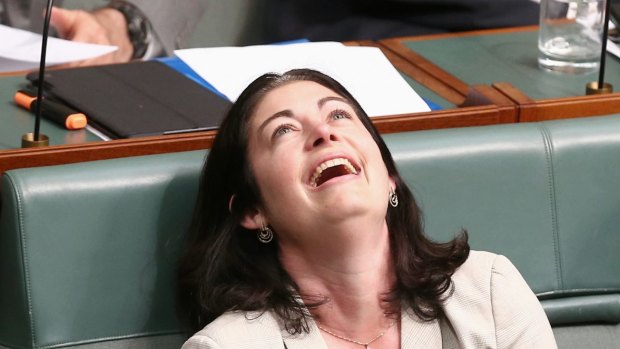 Labor MP Terri Butler in question time on Thursday.